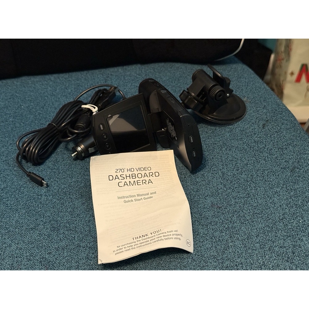 Sharper Image 270° HD Dashboard Camera Dash Cam Recorder Night Vision